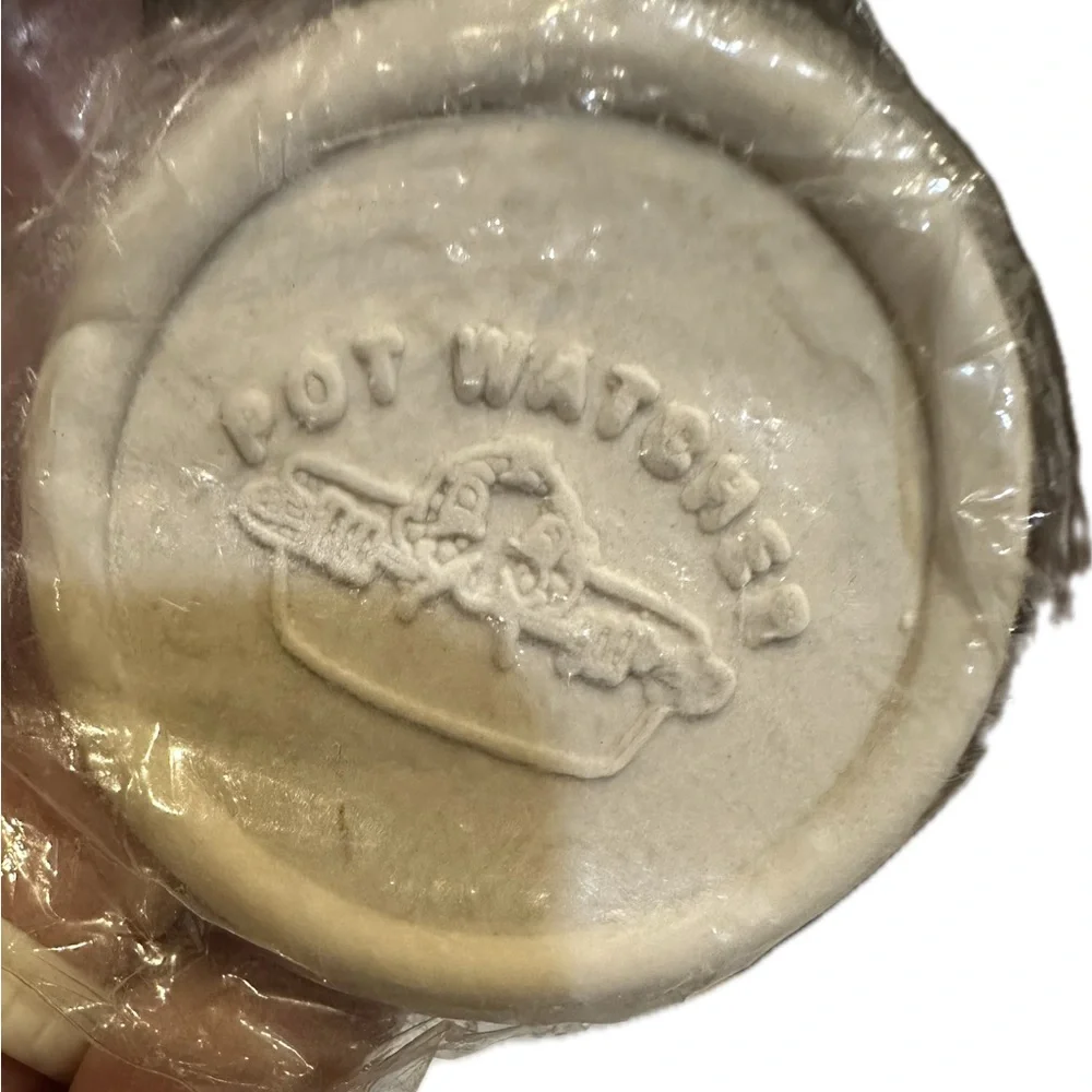 VTG POT WATCHER DISC CANADA BOIL BAKE COOK KITCHEN TOOL COLLECTIBLE CLAY CERAMIC
